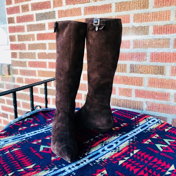 Prada Miu Miu Suede knee boots - Picture 3 of 8